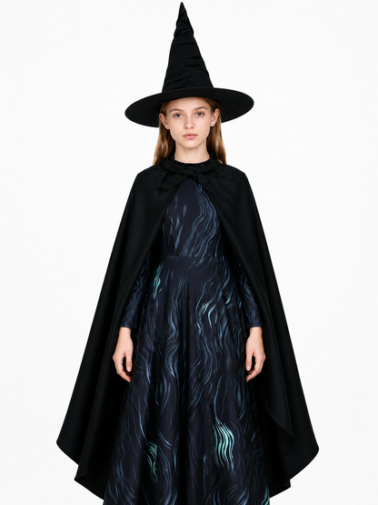 Cosplay Costume with Cape and Pointed Hat Costume Capes detail 3