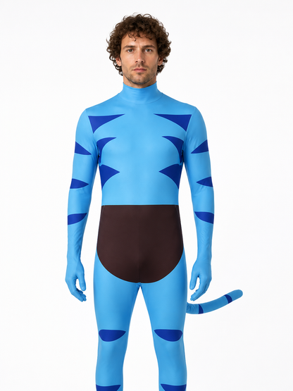 Alien Character Costume, Jumpsuit with Tail Costumes detail 3