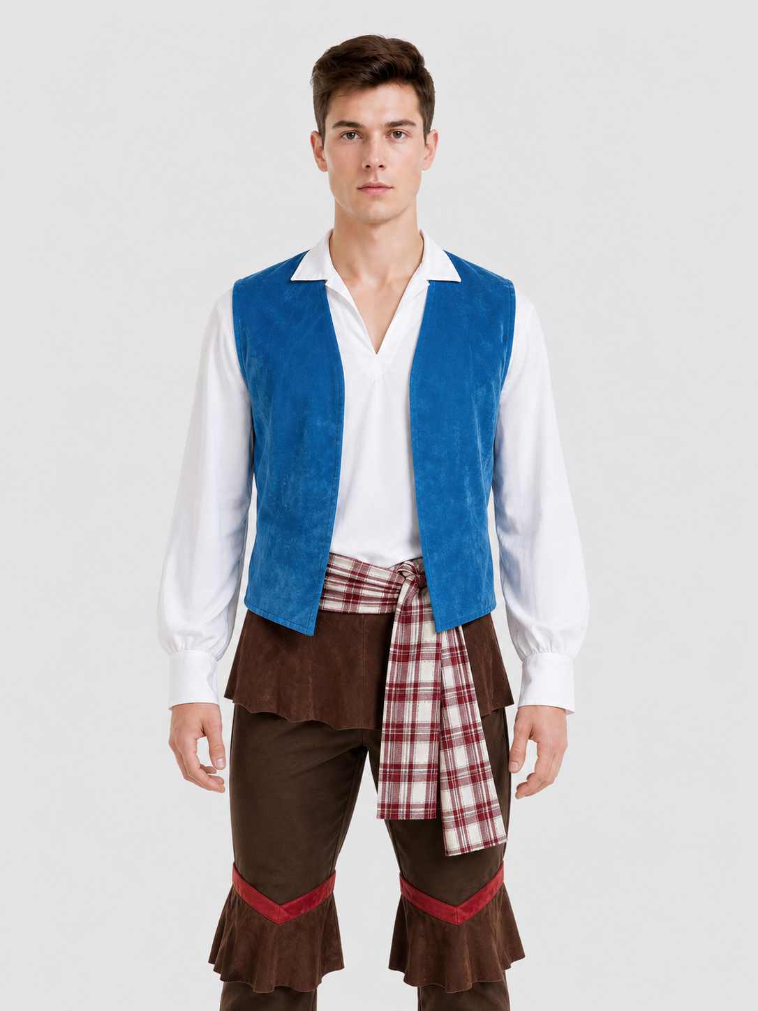 Pirate Costume with Vest, Shirt, Pants, and Hat