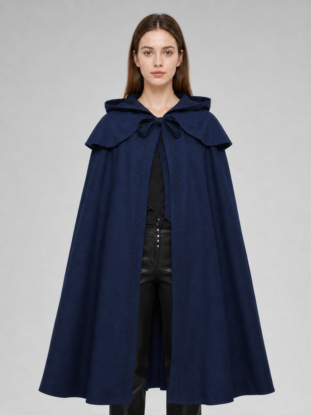 Medieval Gothic Hooded Cloak for Cosplay