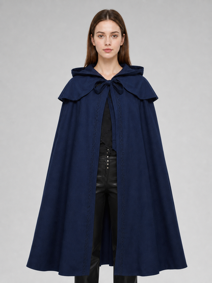 Medieval Gothic Hooded Cloak for Cosplay