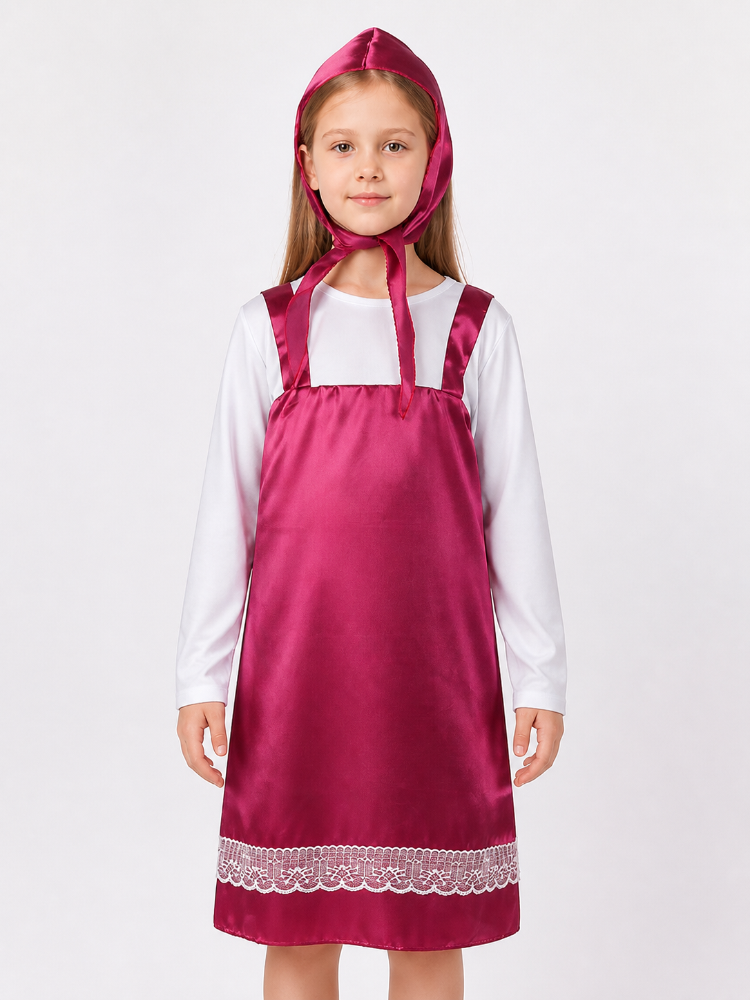 Masha Costume with a Pointed Hat and Lace Dress Costume Dresses detail 3