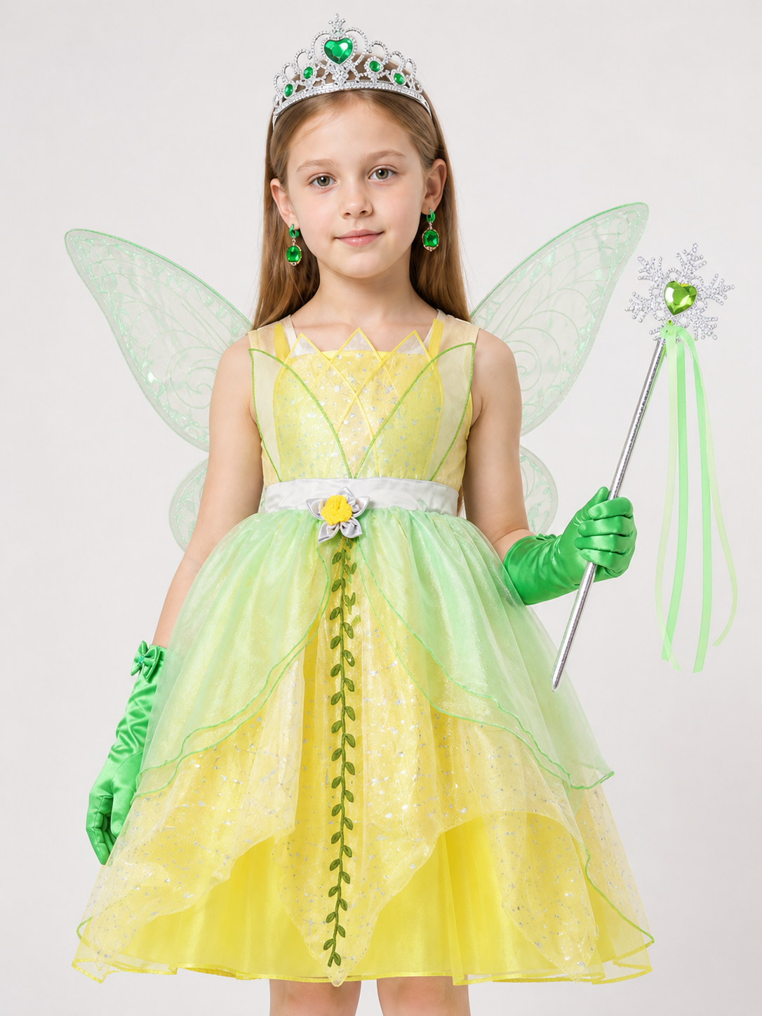 Green Princess Costume for Halloween Costumes detail 2
