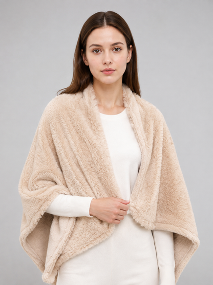 Reversible Pet Blanket, Light Beige Wearable Blankets detail 2