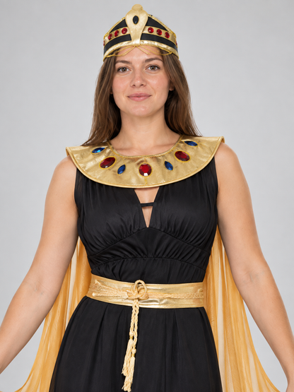 Egyptian-Style Costume with Dress, Belt, and Headpiece