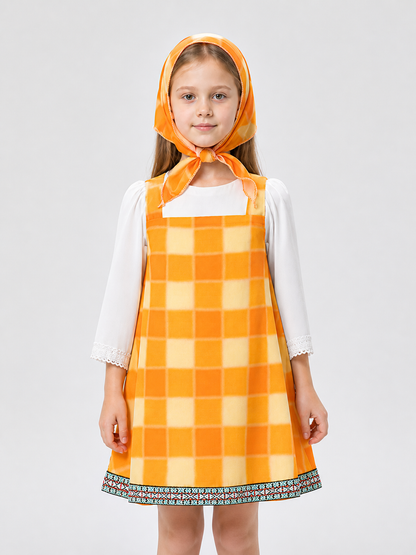 Little Red Riding Hood Costume: Dress with Cape
