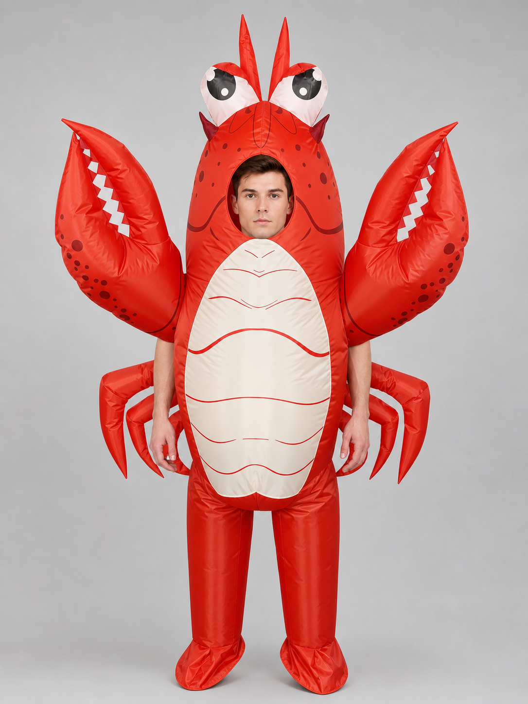 Inflatable Lobster Costume with Claws for Parties