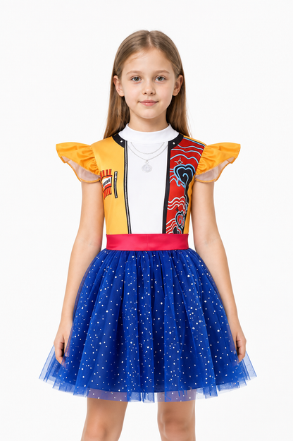 Rumi Kids' Cosplay Dress with a Full Skirt Costume Dresses detail 3