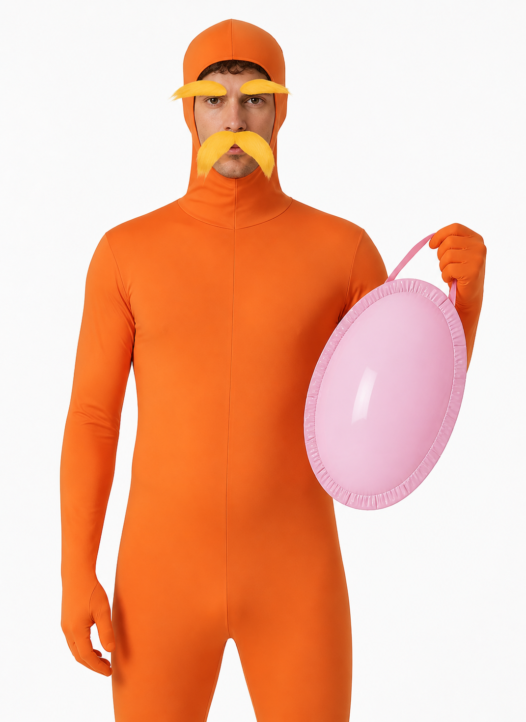Orange hooded jumpsuit costume for Halloween Costumes detail 3