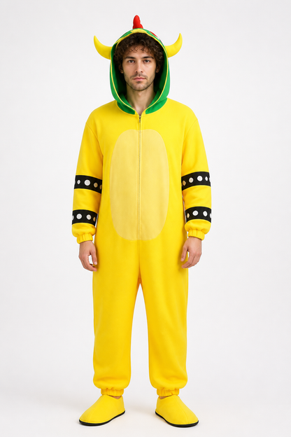 One-Piece Character Costume with Hood and Shell Costumes detail 3