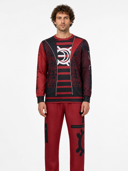 Victor Cosplay Costume, Long-Sleeve Top and Pants Costumes detail 3