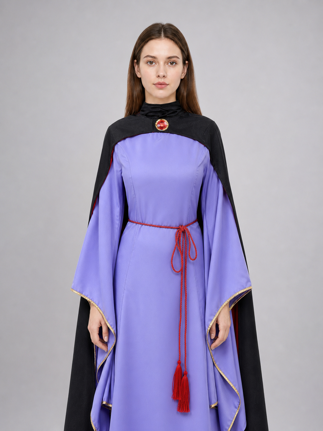 Queen Costume: Dress, Cloak, Crown