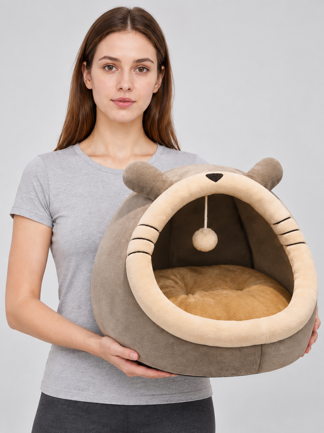 Enclosed House Bed for Cats and Small Dogs product detail 2