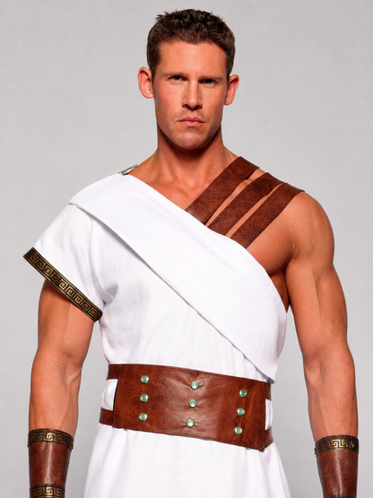 Ancient Greek-Style Historical Costume with Belt
