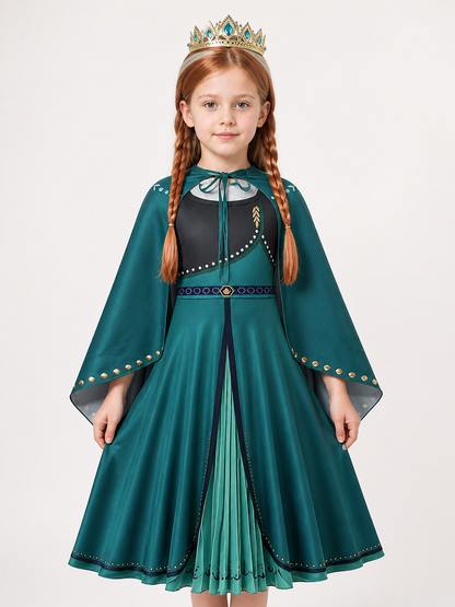 Turquoise Princess Costume for Cosplay Costumes detail 2