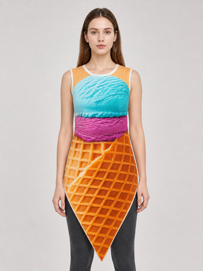 Ice Cream Cone Costume for Parties