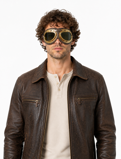 Goggles with Double Oval Lenses and an Elastic Strap product detail 3