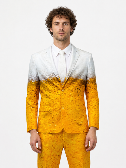 Beer Print Stage Costume, Jacket and Pants Costumes detail 3