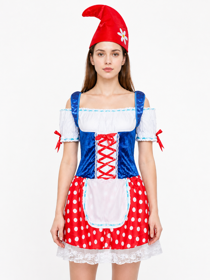 Oktoberfest Carnival Costume with Dress and Hat Costume Dresses detail 3