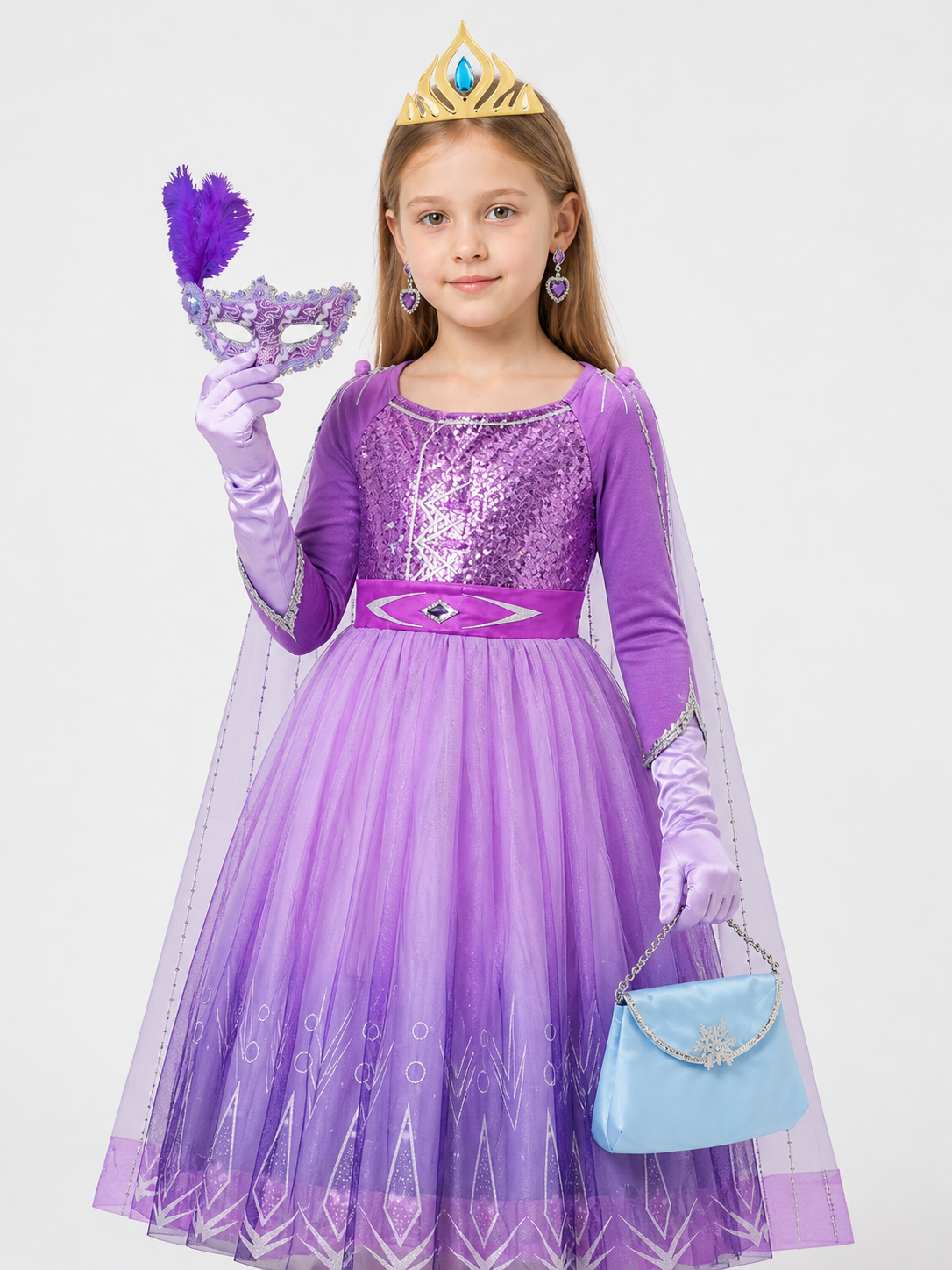 Purple Carnival Costume for Halloween and Cosplay