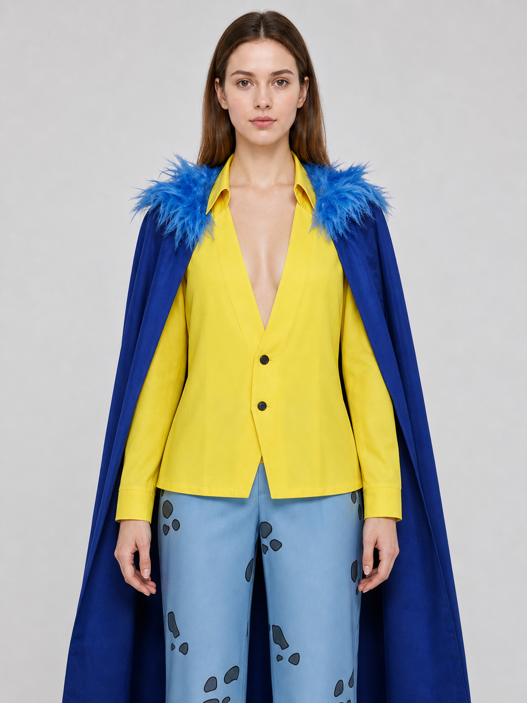 Trafalgar Law Cosplay Costume: Cape, Jacket, and Pants