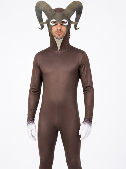 Goat Monster Costume, Jumpsuit and Helmet Costumes detail 2