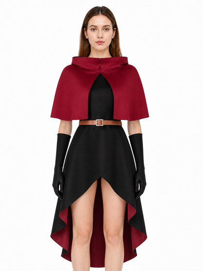 Linsha Cosplay Costume: Dress, Cape, Belt, and Gloves Costume Dresses detail 2