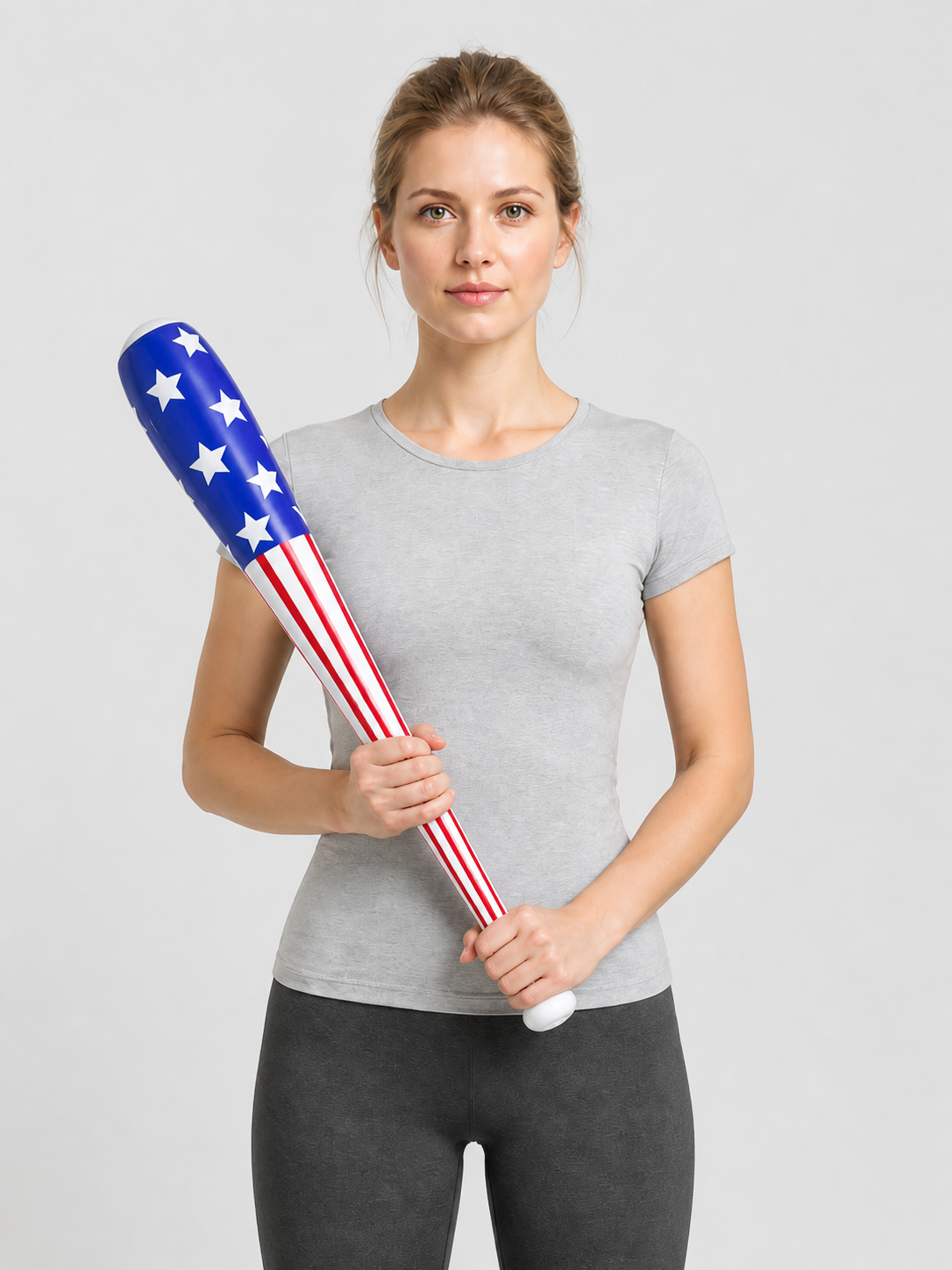 Inflatable Baseball Bat in U.S. Flag Style