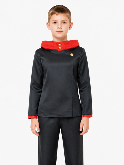 JJK Anime Cosplay Costume, Black, with Hood Costumes detail 3