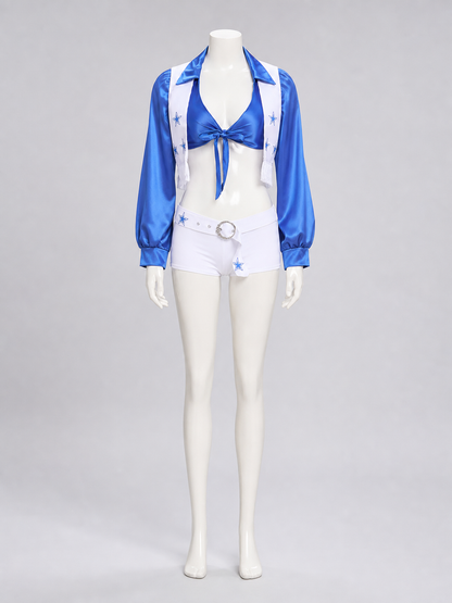 Stage Costume: Cropped Jacket, Top, and Shorts