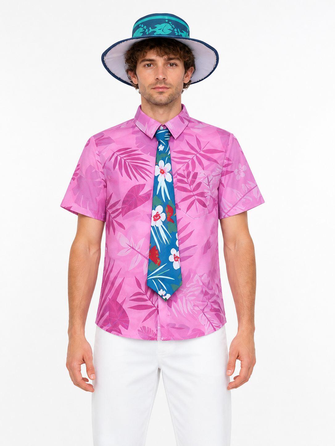 Nick Wilde Cosplay Costume, Shirt, Pants, Hat Costume Headwear detail 3