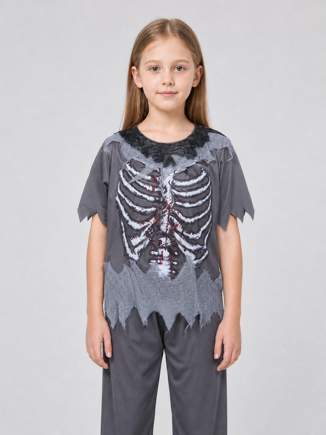 Halloween Skeleton Costume: Shirt and Pants