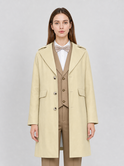 Aziraphale Cosplay Costume: Jacket, Vest, and Pants