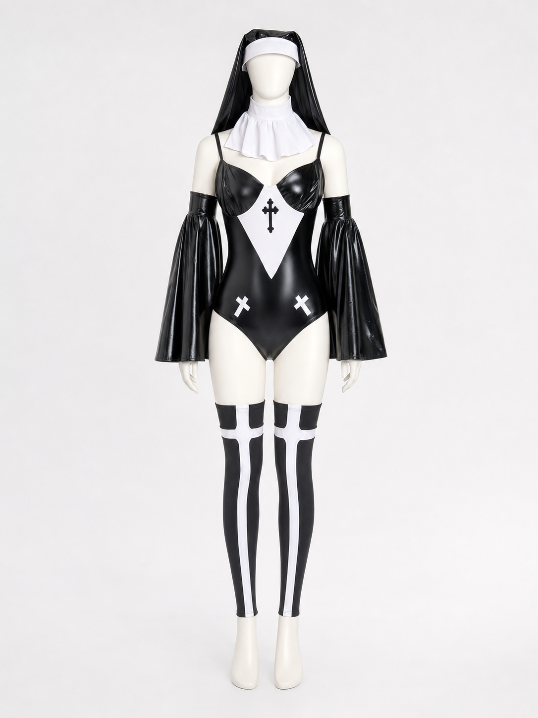 Religious-Style Cosplay Costume with Veil Costumes detail 2