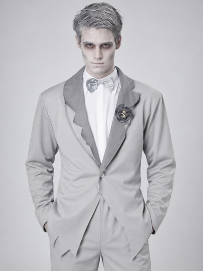 Ghost Costume with Rose for Halloween