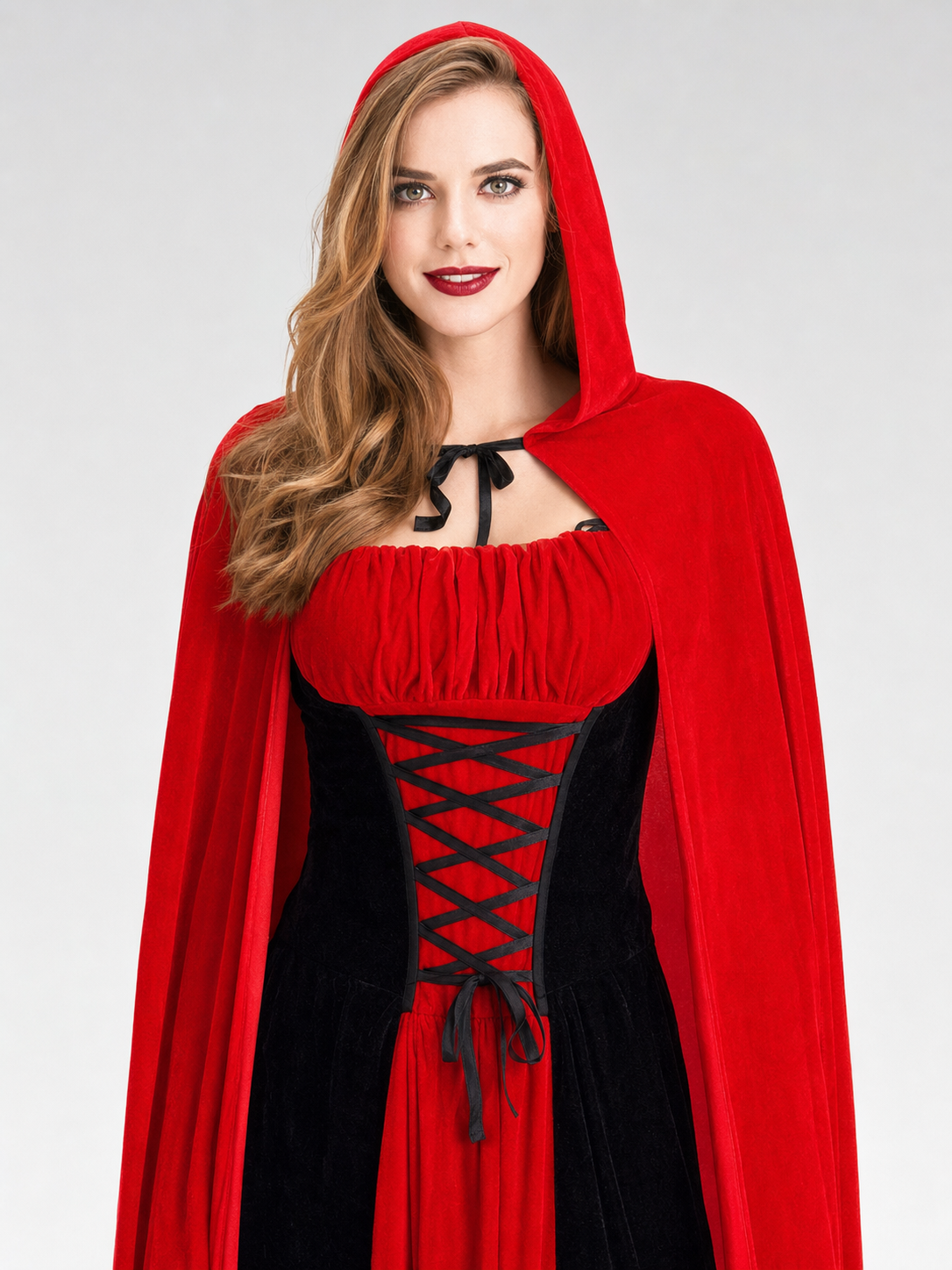 Costume: Dress with Hooded Cape