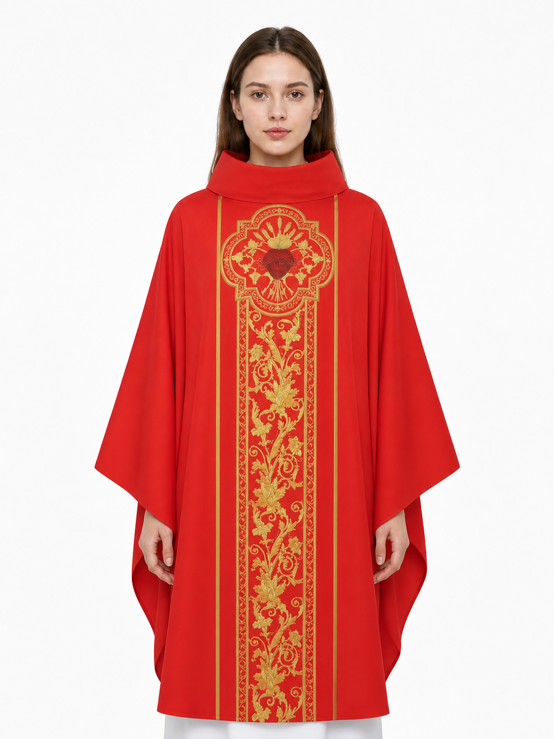 Green Cosplay Robe with Gold Embellishments Costumes detail 2