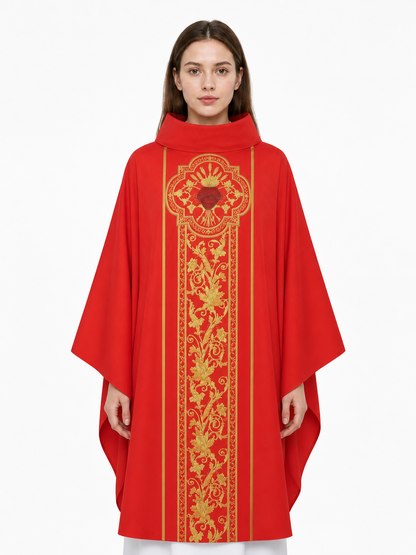 Green Cosplay Robe with Gold Embellishments Costumes detail 2