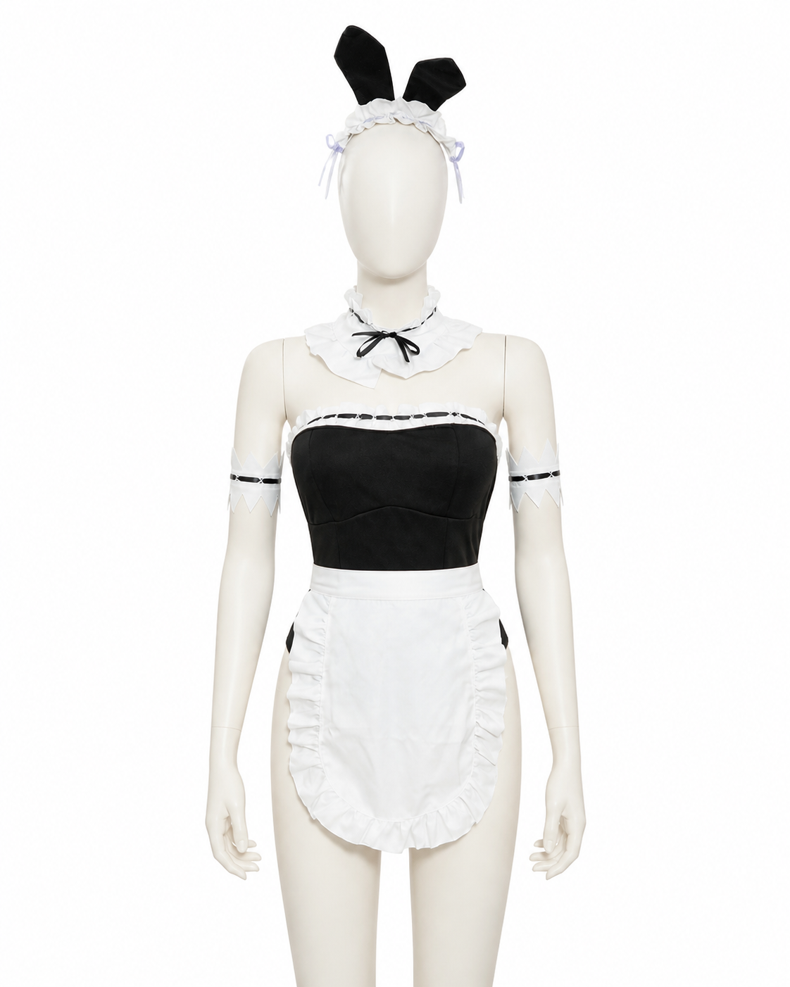 Bunny Ear Costume with Apron and Ruffles Costumes detail 3