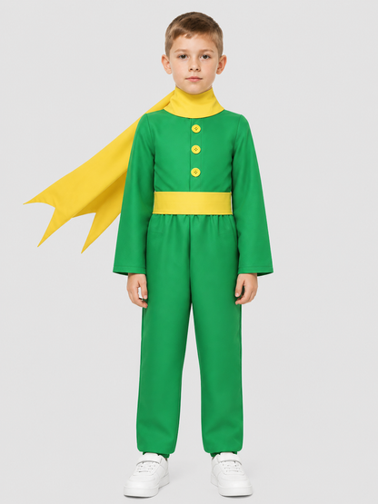 Children's Little Prince Costume, Green and Yellow Costumes detail 3