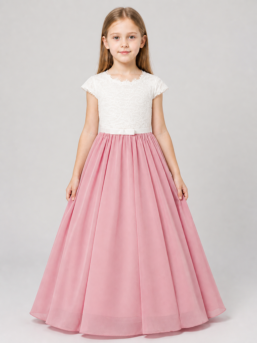 Lace Long Princess Dress for Special Occasions Costume Dresses detail 3