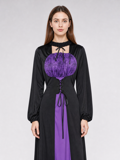 Black Costume Cape with Dress and Hat