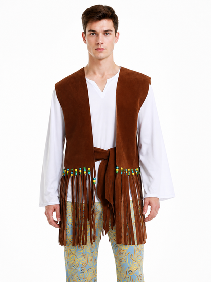 Stage Costume with Fringed Vest and Pants Costumes detail 2