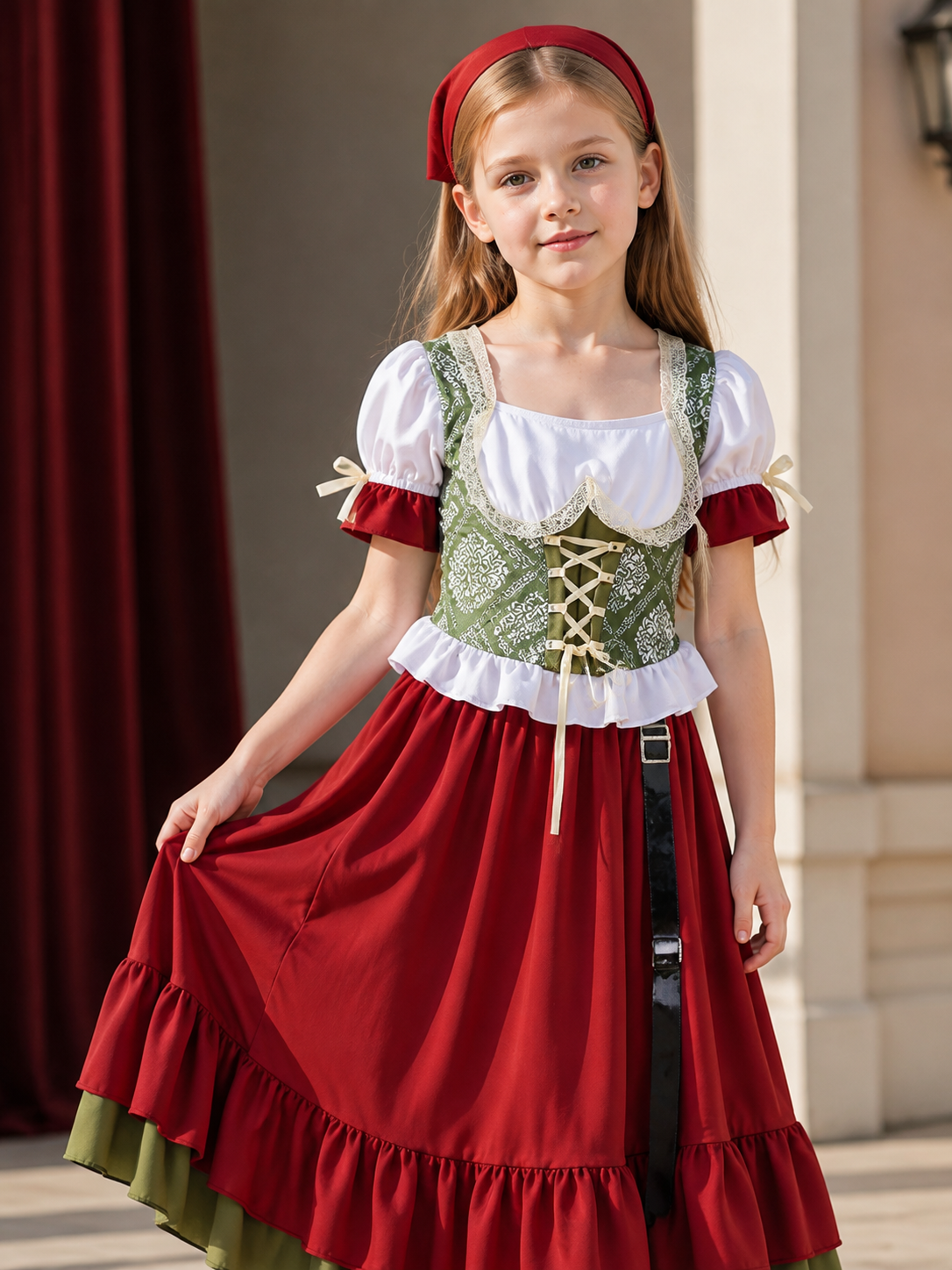 Children's Folk-Style Stage Costume Costumes detail 2