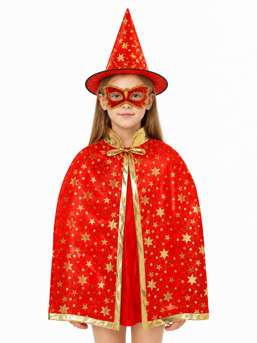 Kids' Halloween Cape with Hat and Mask Costume Capes detail 3