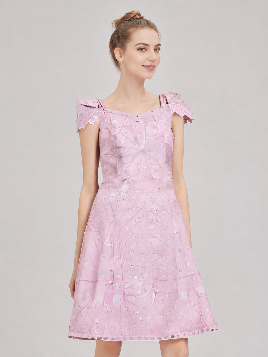 Pink cosplay dress from Wicked 2