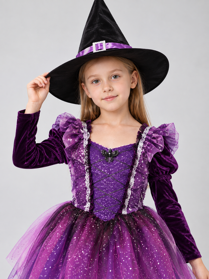 Purple Witch Kids' Costume