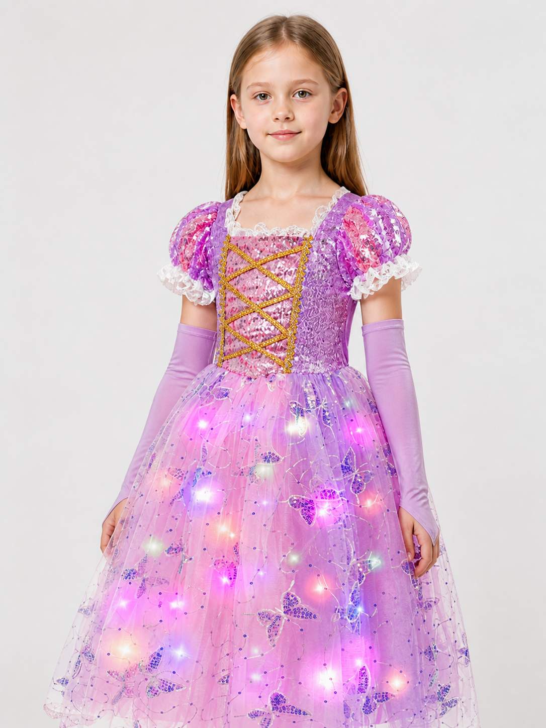 Princess Costume with Glowing Lights Costumes detail 2