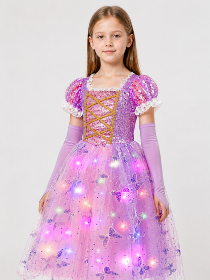 Princess Costume with Glowing Lights Costumes detail 2