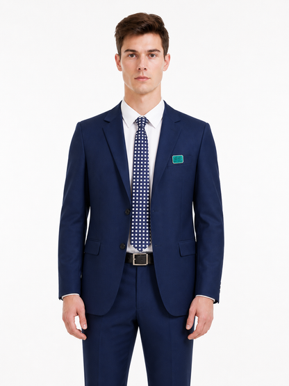 Dark Navy Cosplay Suit with Tie Costumes detail 3